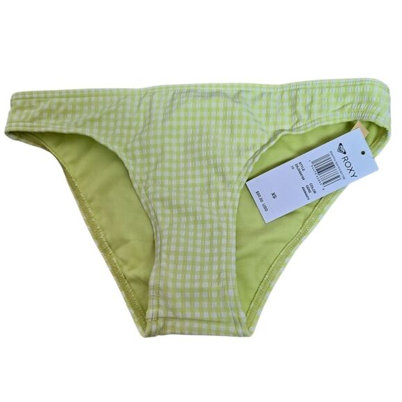 ROXY Beautiful Sun Regular Bikini Bottoms GINGHAM - Picture 3 of 8